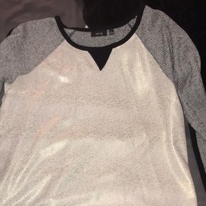 Long sleeve sparkle shirt